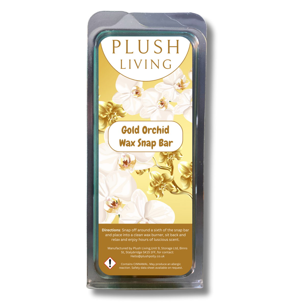 Gold Orchid Cosy Knit Wax Snap Bar
