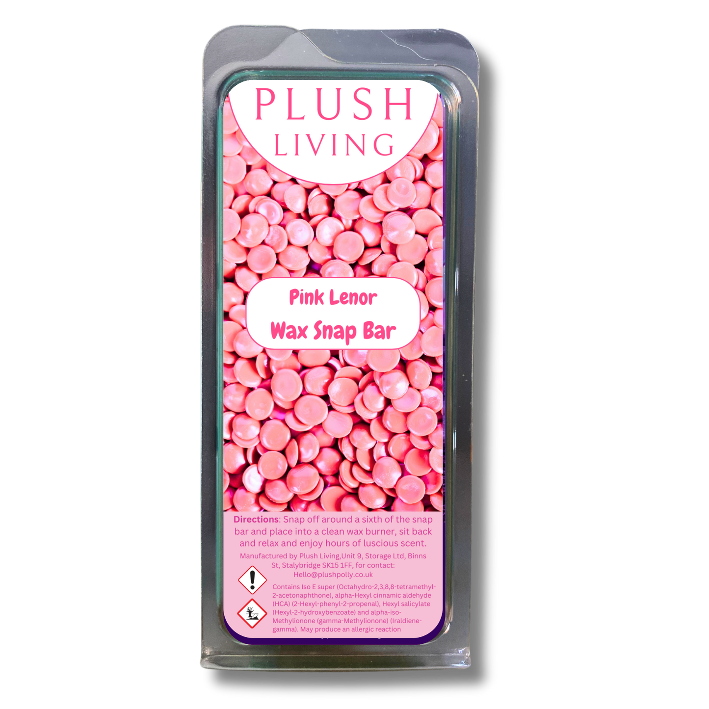 Pink Lenor Cosy Knit Wax Snap Bar