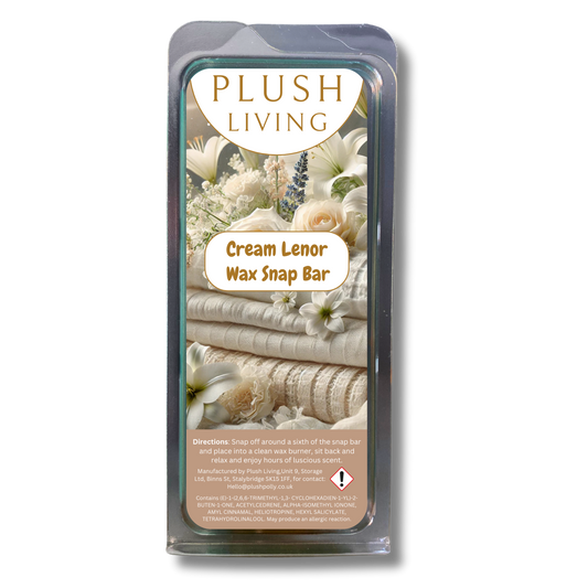 Cream Lenor Cosy Knit Wax Snap Bar