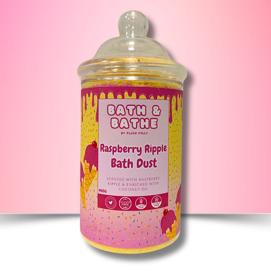 Raspberry Ripple Bath Dust